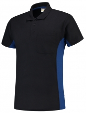 TRICORP-Jobwear, T-Shirt, mit Brusttasche, Bicolor, 180 g/m², navy-royalblue