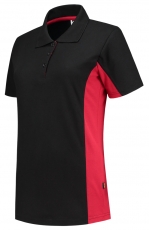 TRICORP-Jobwear, Damen-T-Shirt, Bicolor, 180 g/m², black-red