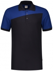 TRICORP-Jobwear, Poloshirt, Bicolor, Basic Fit, Kurzarm, 180 g/m², navy-royalblue