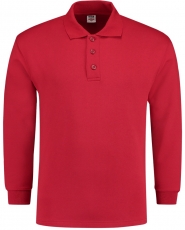 TRICORP-Jobwear, Sweatshirt, Polokragen, Basic Fit, Langarm, 280 g/m², red