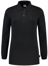TRICORP-Jobwear, Sweatshirt Polokragen Damen, Basic Fit, Langarm, 280 g/m², black