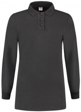 TRICORP-Jobwear, Sweatshirt Polokragen Damen, Basic Fit, Langarm, 280 g/m², darkgrey