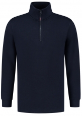 TRICORP-Jobwear, Sweatshirt 1/4-Reissverschluss, Basic Fit, 280 g/m², ink