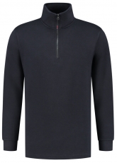 TRICORP-Jobwear, Sweatshirt 1/4-Reissverschluss, Basic Fit, 280 g/m², navy