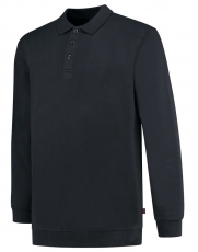TRICORP-Jobwear, Sweatshirt mit Polokragen, Basic Fit, 280 g/m², navy