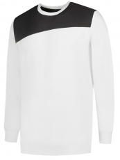 TRICORP-Jobwear, Sweatshirt Bicolor Basic Fit, 280 g/m², white-darkgrey