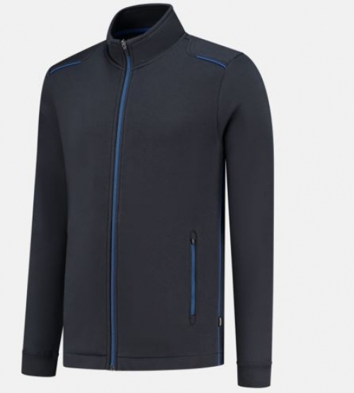 TRICORP-Sweatjacke Accent, navy/royalblue