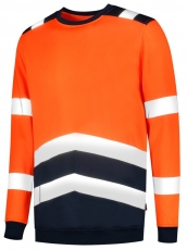 TRICORP-Warnschutz, Warn-Sweatshirt, Bicolor, 280 g/m², orange-ink


