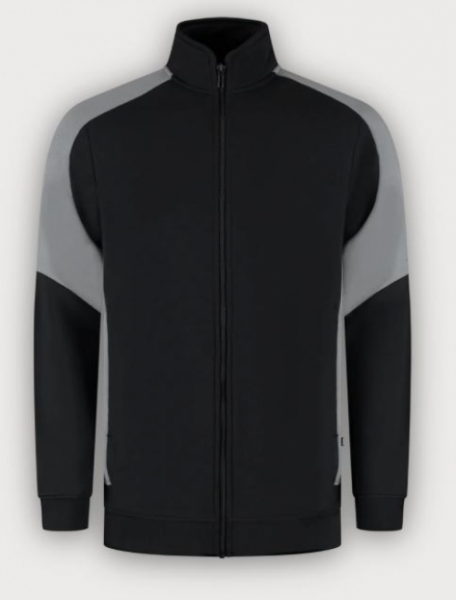 Tricorp Sweatjacke Bicolor Redefined, Black-Grey