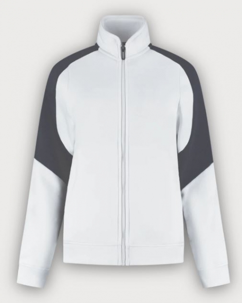 Tricorp Sweatjacke Bicolor Redefined Damen, White-Anthracite