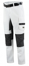 TRICORP-Jobwear, Maler-Bundhose, Twill Cordura Stretch, 245 g/m², white-darkgrey



