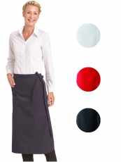 LEIBER-Jobwear, Bistroschürze, Arbeits-Berufs-Schürze, Vorbinder, ca. 215g/m², rot