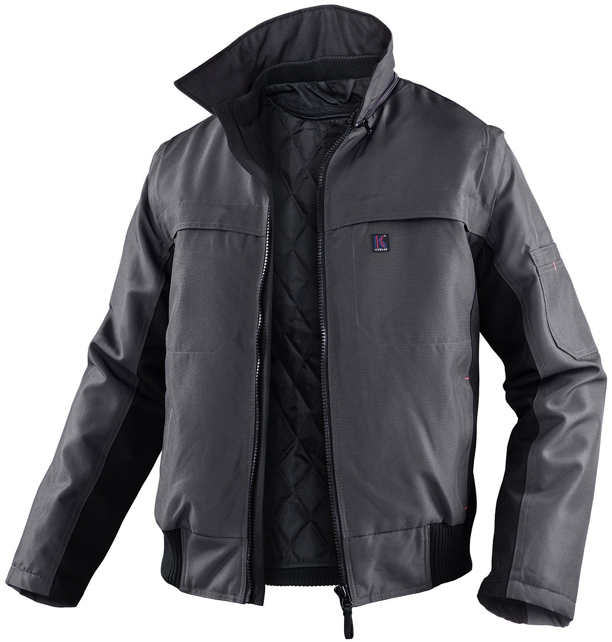 KÜBLER-Kälteschutz-Winter-Piloten-Arbeits-Berufs-Jacke, Wetter Dress Inno Plus, anthrazit/schwarz