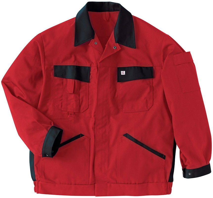 KÜBLER Bundjacke Arbeitsjacke Berufsjacke Schutzjacke Arbeitskleidung Berufskleidung rot schwarz