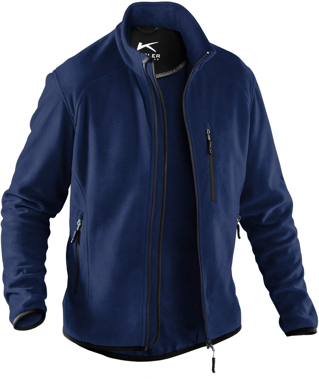 KÜBLER-Kälteschutz-Fleece-Arbeits-Berufs-Jacke, ca. 245g/m², dunkelblau