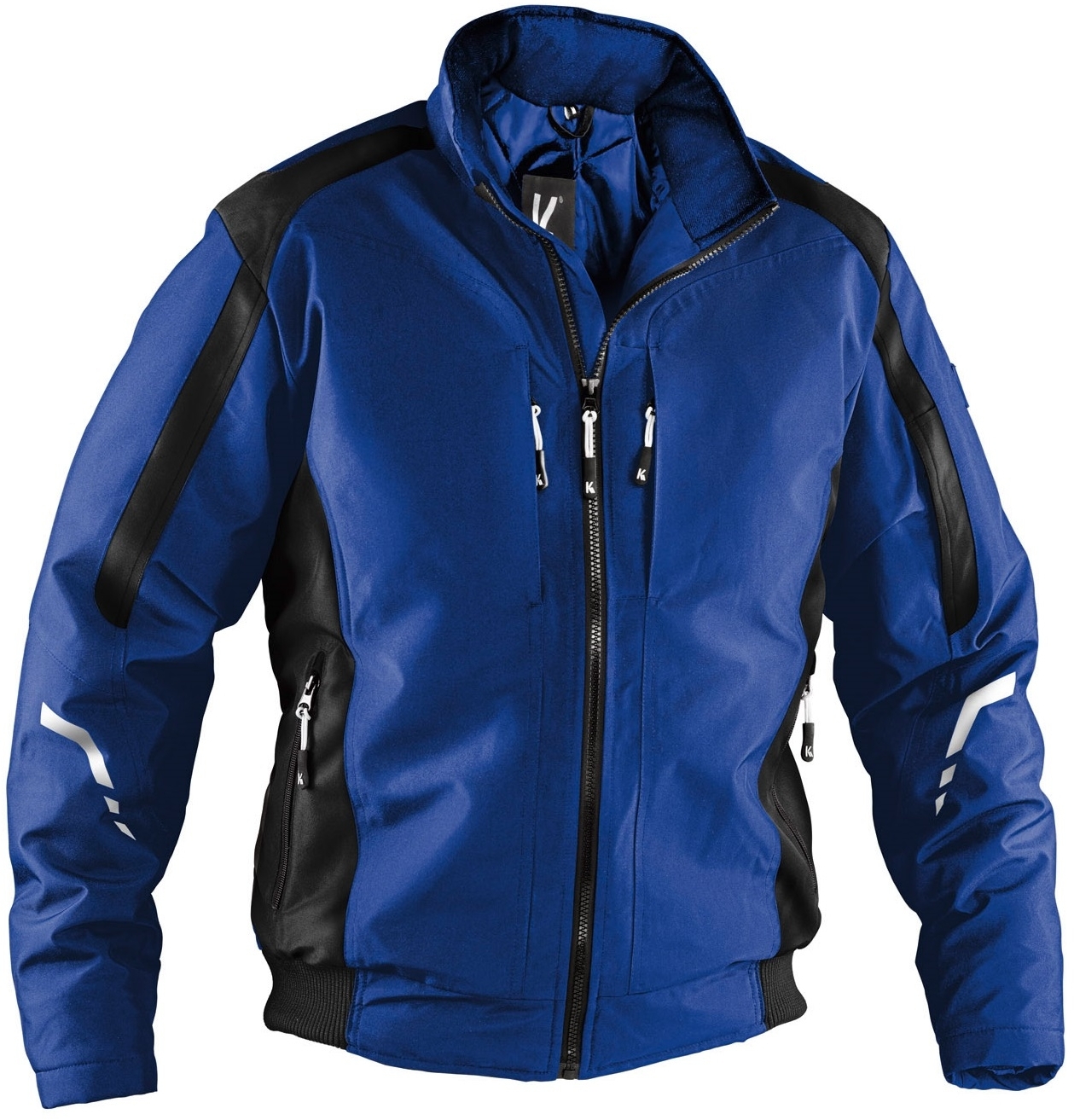 KÜBLER-Kälteschutz-Weather Dress, Wetter-Winter-Arbeits-Berufs-Jacke, Blouson, kornblau/schwarz
