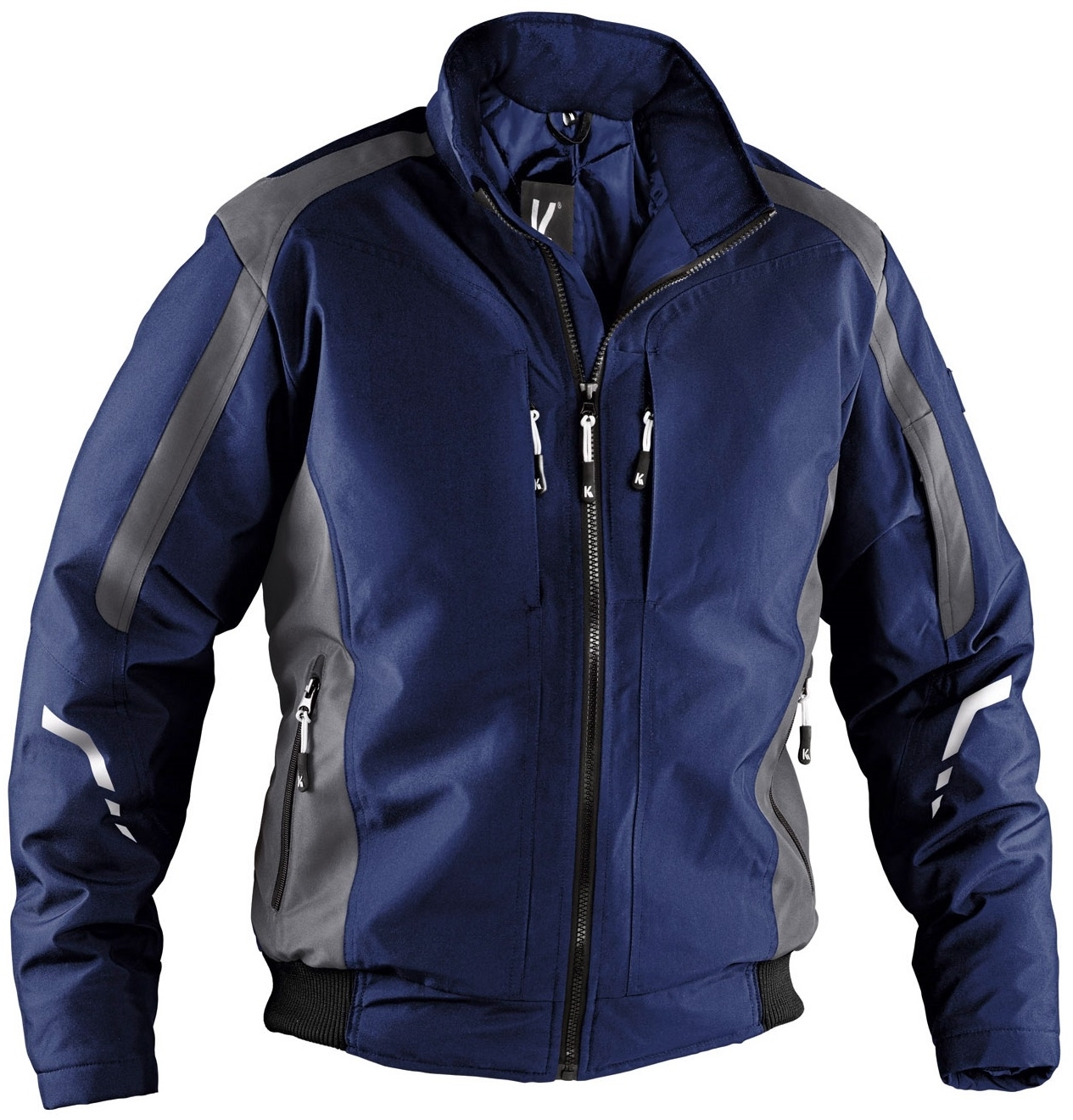 KÜBLER-Kälteschutz-Weather Dress, Wetter-Winter-Arbeits-Berufs-Jacke, Blouson, dunkelblau/anthrazit