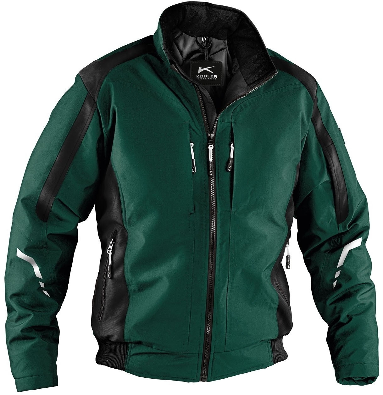 KÜBLER-Nässeschutz, Regenschutz, Weather-Dress-Regen-Blouson, moosgrün/schwarz