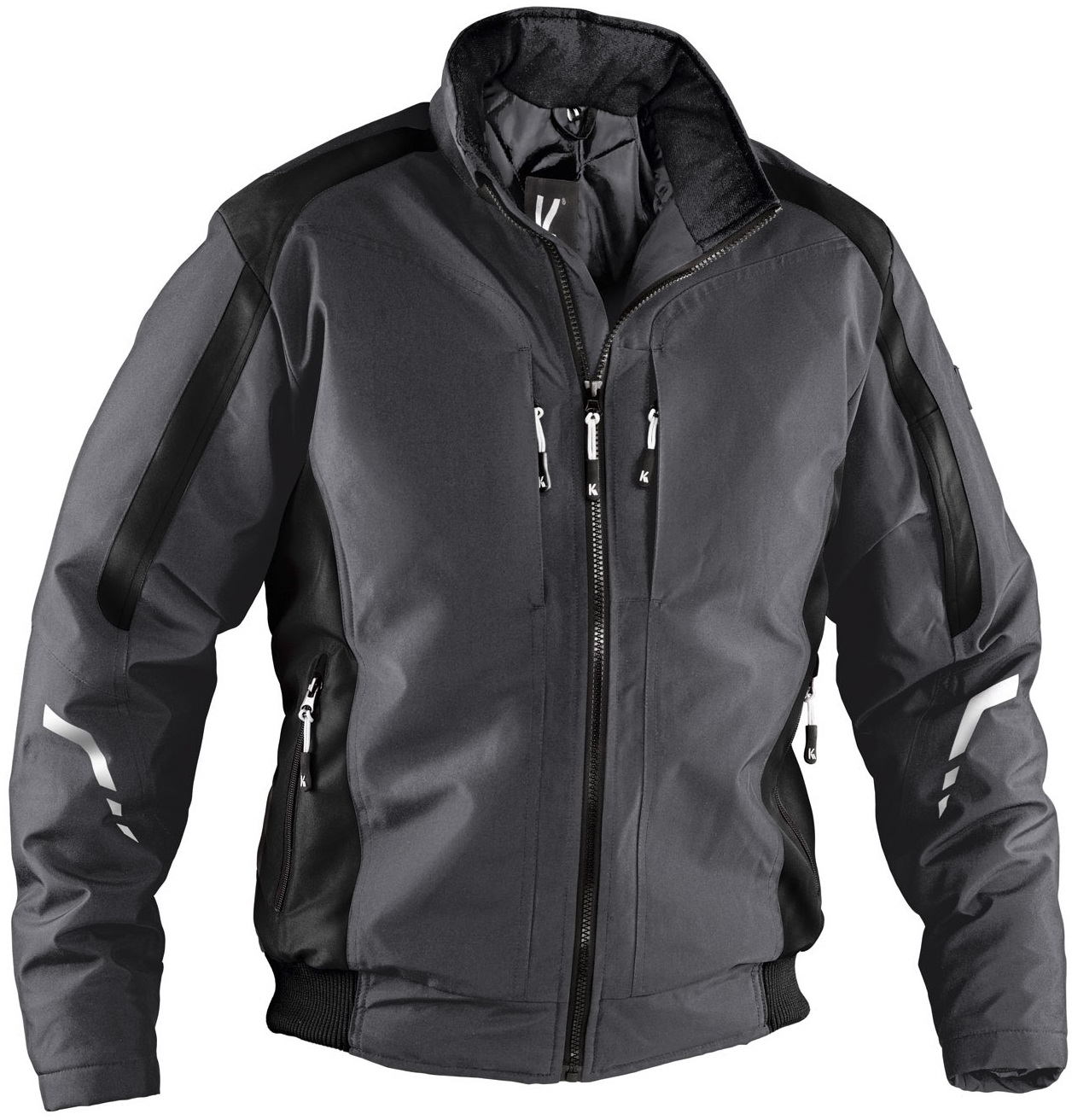 KÜBLER-Kälteschutz-Weather Dress, Winter-Wetter-Arbeits-Berufs-Jacke, Blouson, anthrazit/schwarz