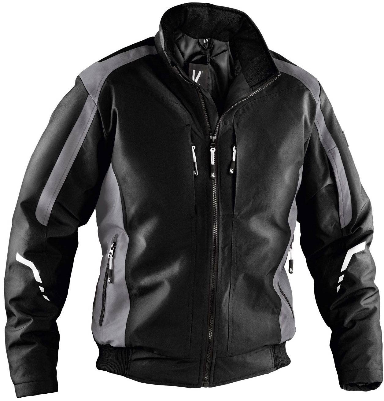 KÜBLER-Kälteschutz-Weather Dress, Winter-Wetter-Arbeits-Berufs-Jacke, Blouson, schwarz/anthrazit