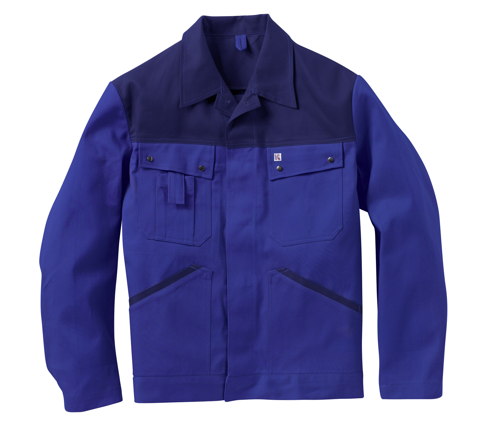 KÜBLER Bundjacke Arbeitsjacke Berufsjacke Schutzjacke Arbeitskleidung Berufskleidung kornblau marine