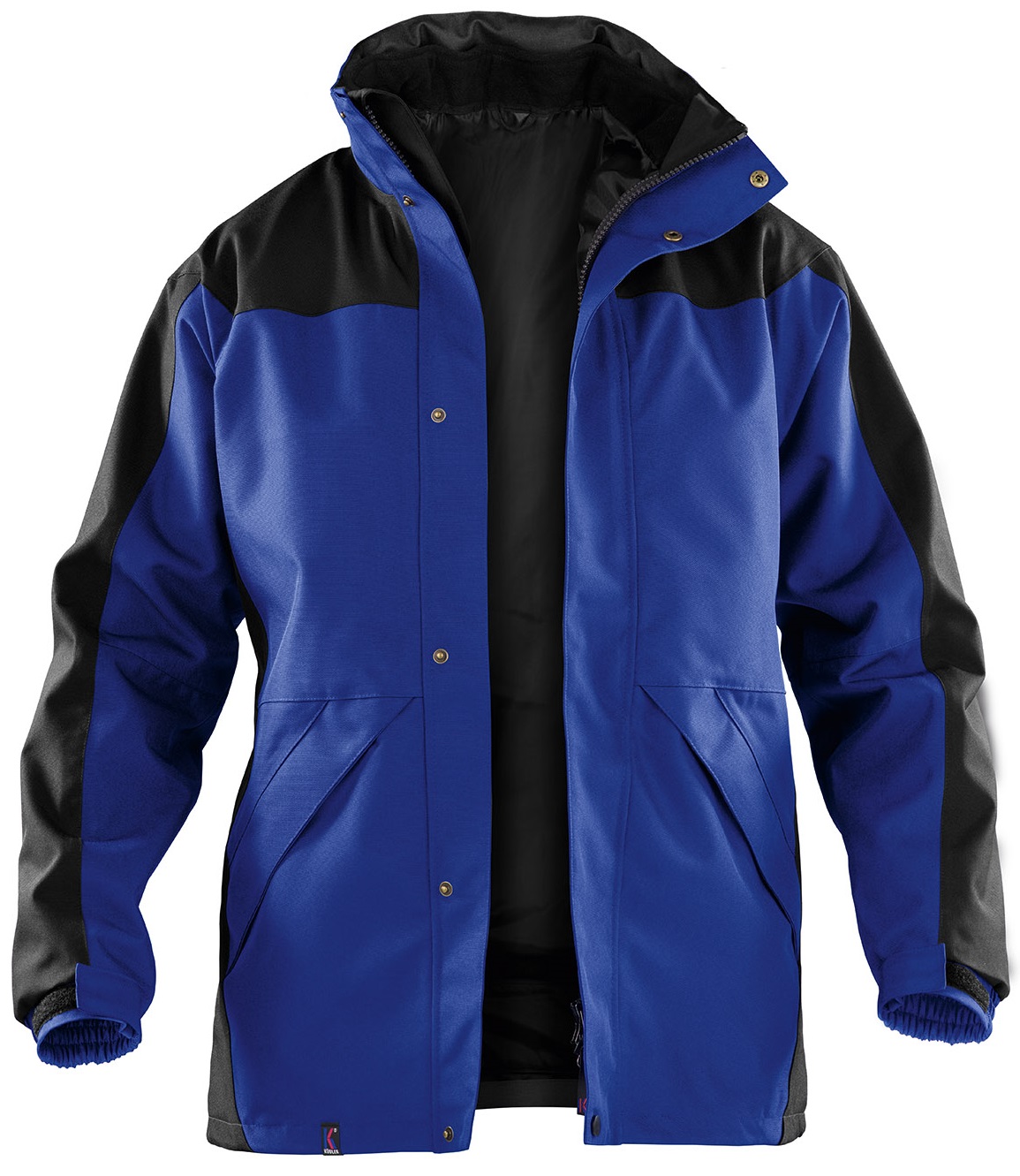 KÜBLER-Regenschutz, Doppel-Jacke, Wetter-Regen-Nässe-Schutz, Dress Inno Plus, kornblau/schwarz