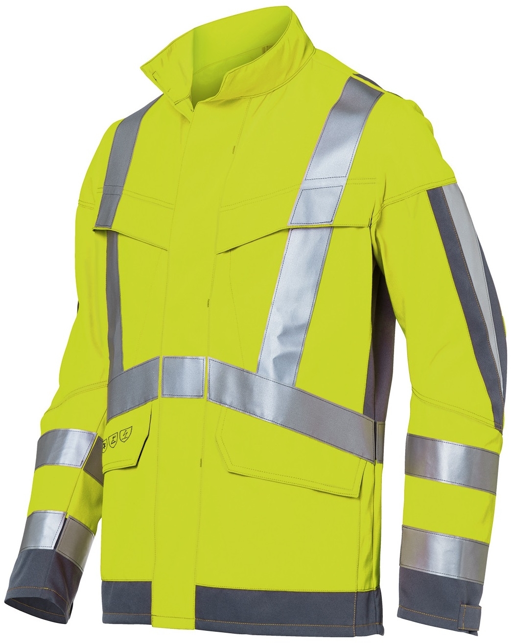KÜBLER-Warnschutz, Warn-Jacke arc1, Protectiq High Vis, ca. 260g/m², warngelb/anthrazit
