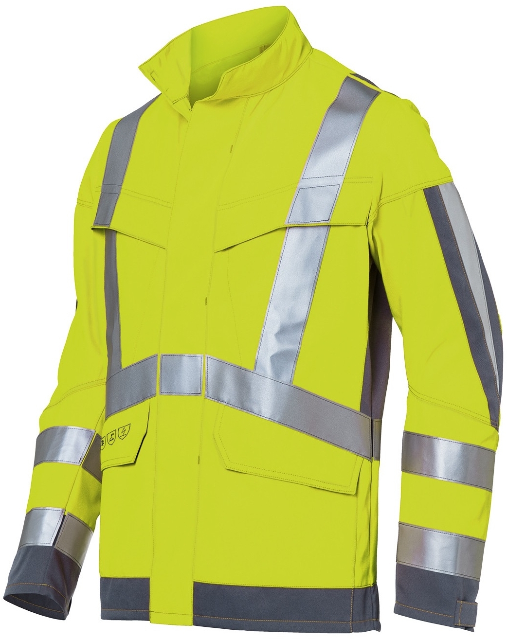 KÜBLER-Warnschutz, Warn-Jacke arc2, Protectiq High Vis, ca. 320g/m², warngelb/anthrazit