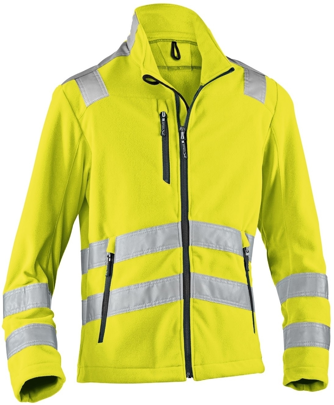 KÜBLER-Warnschutz, Warn-Fleece-Jacke, REFLECTIQ, warngelb