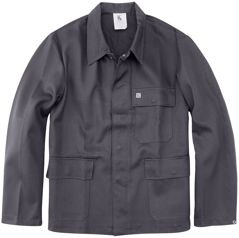 Gr.54 KÜBLER PSA Schweißerschutzjacke  Arbeitsjacke Schweißerschutz Proban Ausrüstung dunkelgrau ca 420g