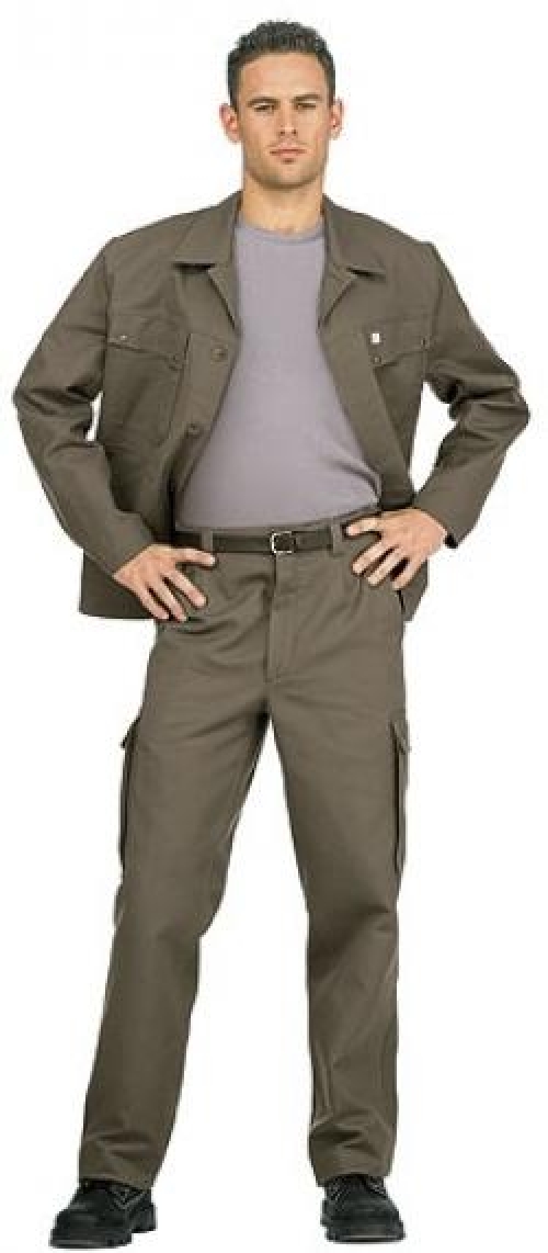 Gr.60 KÜBLER Bundjacke  Arbeitsjacke Berufsjacke Schutzjacke Arbeitskleidung Berufskleidung olivgrün