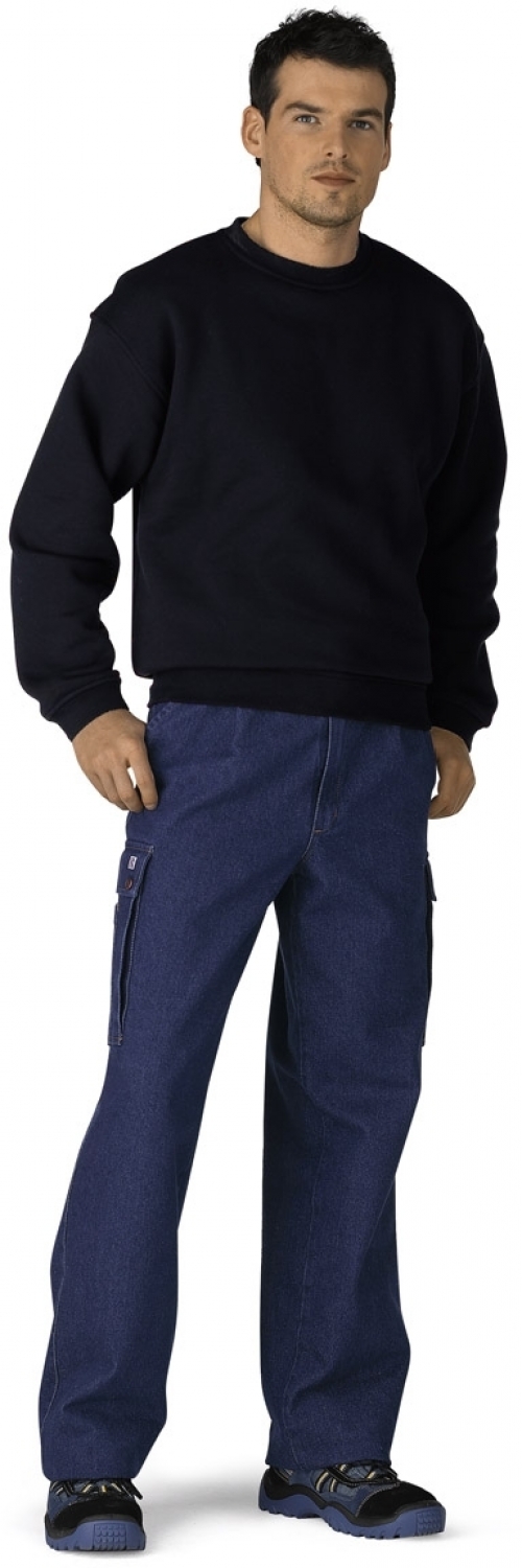 Gr.90 KÜBLER Young Dress  Jeans Bundhose Arbeitshose Berufshose Workerhose Arbeitskleidung Berufskleidung blau