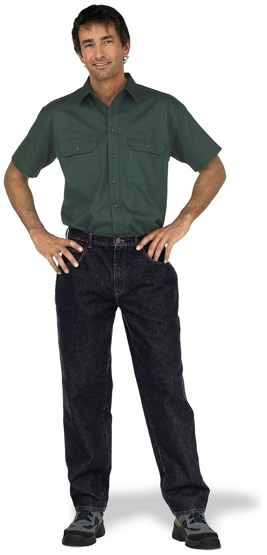 Gr.90 KÜBLER Young Dress  Jeans Bundhose Arbeitshose Berufshose Workerhose Arbeitskleidung Berufskleidung blau