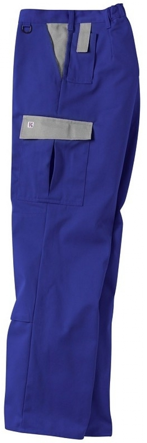 Gr.102 KÜBLER Arbeitshose  Berufs-Bund-Hose, ca. 320g/m², kbl.blau/mittelgrau