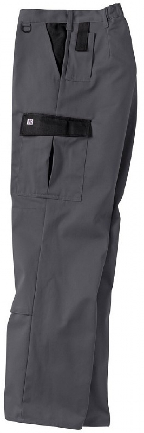 Gr.64 KÜBLER Arbeithose  Berufs-Bund-Hose, ca. 320g/m², anthrazit/schwarz