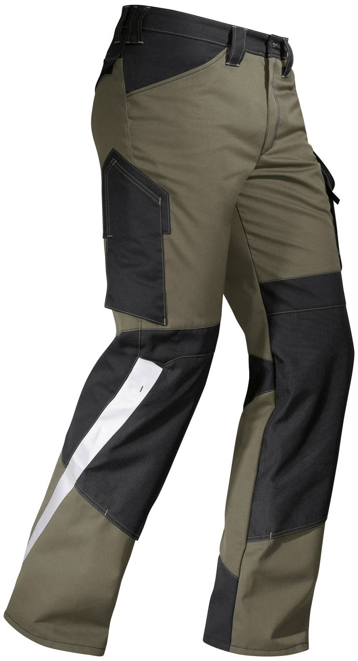 Gr.52 KÜBLER Drive Bundhose Arbeitshose Berufshose Workerhose Arbeitskleidung Berufskleidung oliv schwarz ca 245g