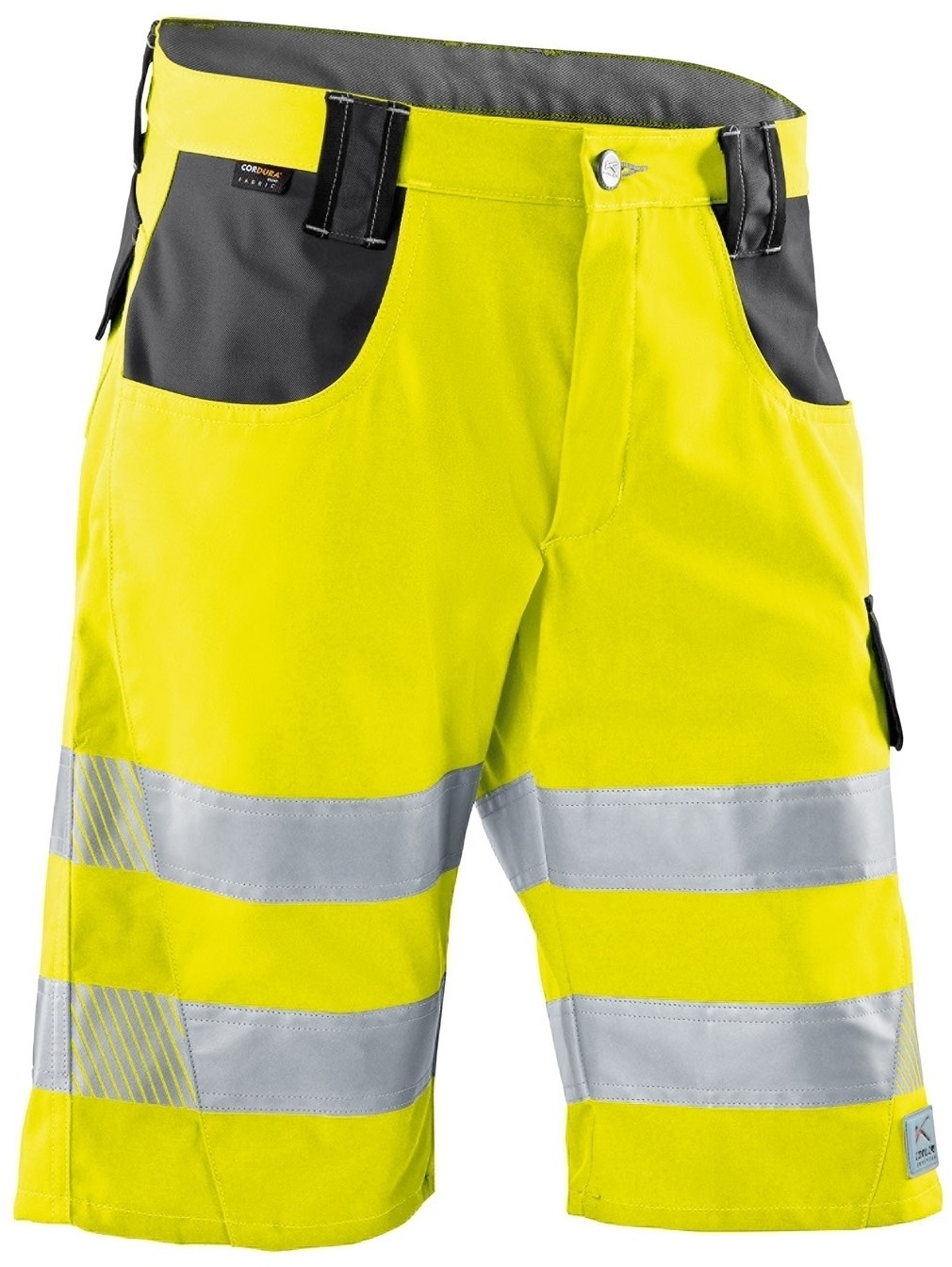 KÜBLER-Warnschutz, Warn-Shorts, REFLECTIQ, warngelb / anthrazit