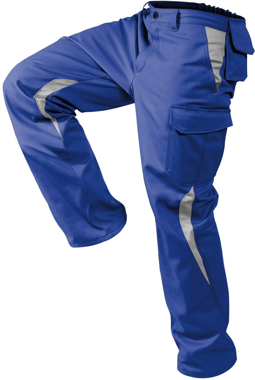 Gr.44 KÜBLER Image Dress Bundhose Arbeitshose Berufshose Workerhose Arbeitskleidung Berufskleidung kornblau mittelgrau ca 240g