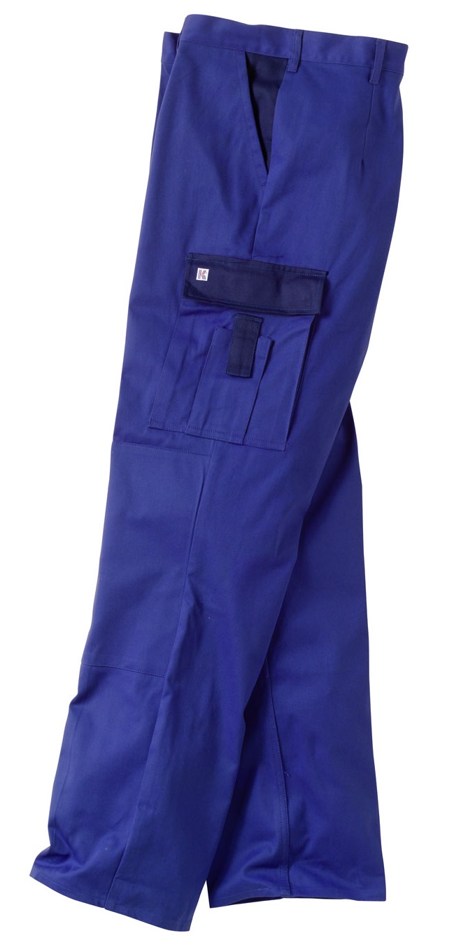 KÜBLER Bundhose Arbeitshose Berufshose Workerhose Arbeitskleidung Berufskleidung kornblau dunkelblau ca 285g