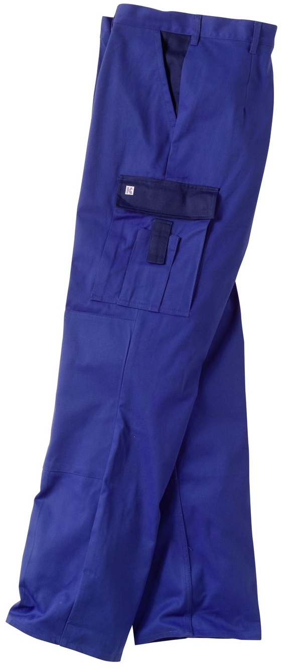 Gr.98 KÜBLER Bundhose Arbeitshose Berufshose Workerhose Arbeitskleidung Berufskleidung kornblau dunkelblau ca 285g