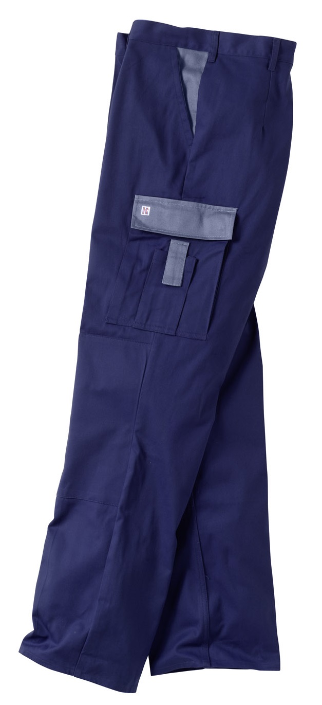 KÜBLER Bundhose Arbeitshose Berufshose Workerhose Arbeitskleidung Berufskleidung dunkelblau mischblau ca 285g