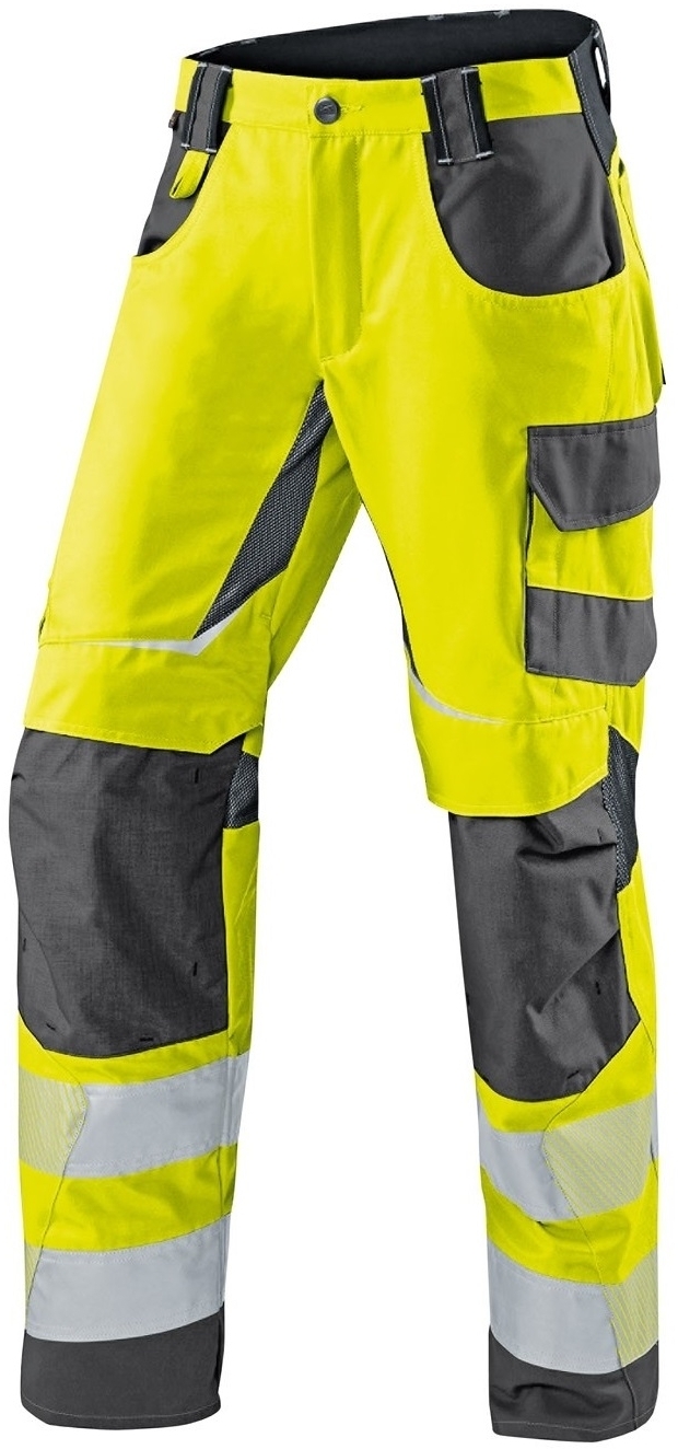 KÜBLER-Warnschutz, Warn-Sommerhose, REFLECTIQ, warngelb / anthrazit