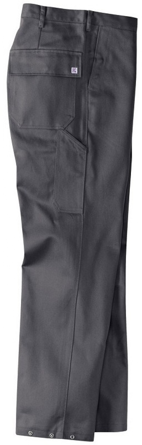 Gr.46 KÜBLER Arbeits-Berufs-Bund-Hose, Schweisserschutz, ca. 320g/m², dunkelgrau