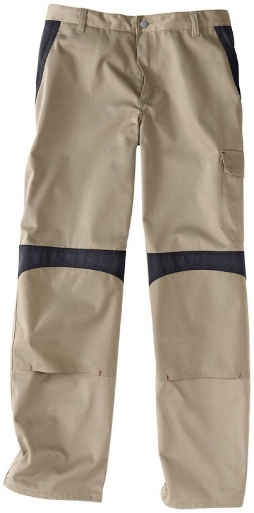 Gr.60 KÜBLER Inno Plus Bundhose Arbeitshose Berufshose Workerhose Arbeitskleidung Berufskleidung sandbraun schwarz ca 300g