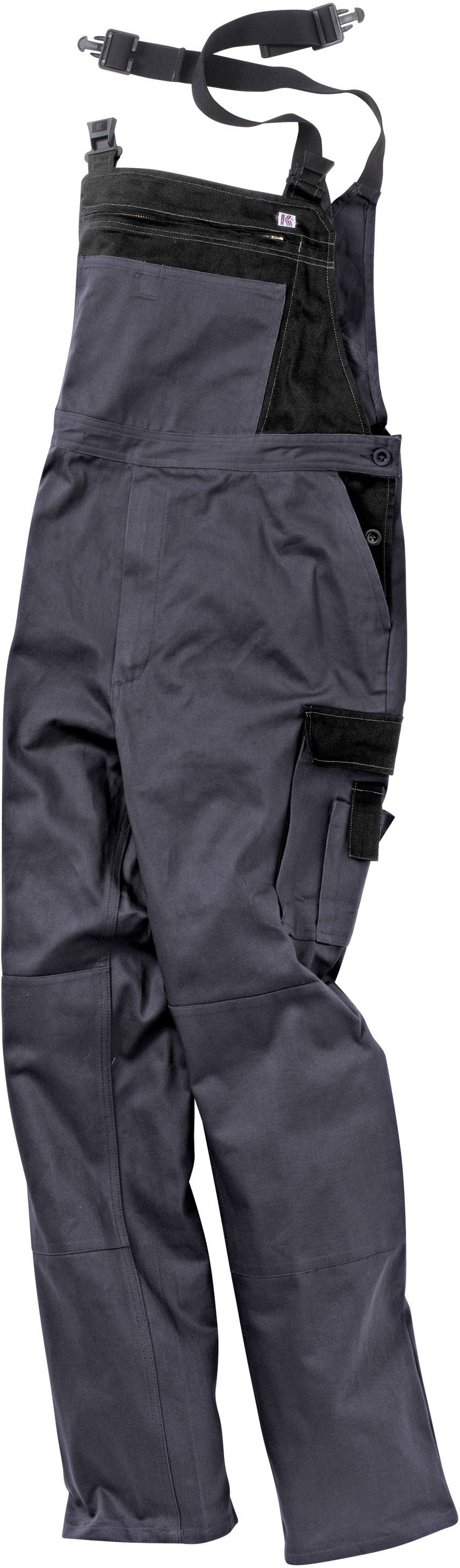Gr. KÜBLER Latzhose Arbeitslatzhose Berufslatzhose Workerhose Arbeitshose Berufshose Blaumann anthrazit schwarz ca 285g