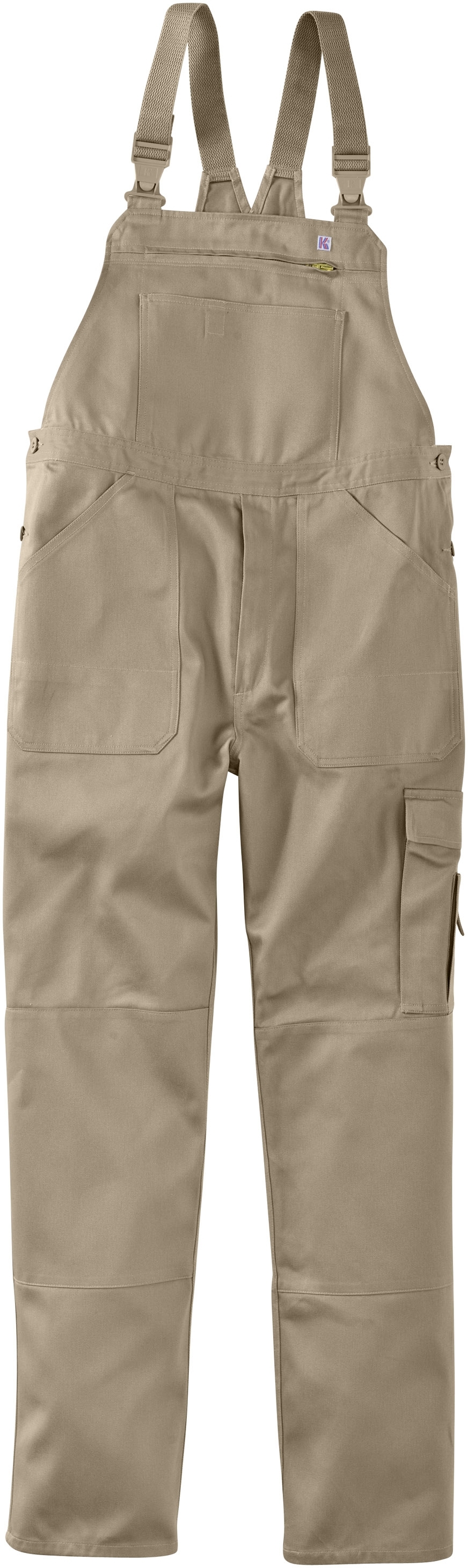 Gr.90 KÜBLER Latzhose Arbeitslatzhose Berufslatzhose Workerhose Arbeitshose Berufshose Blaumann Top Dress sandbraun