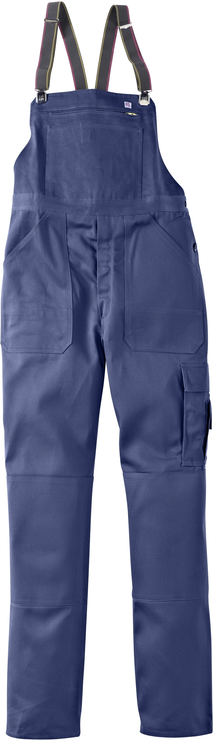 Gr.110 KÜBLER Latzhose Arbeitslatzhose Berufslatzhose Workerhose Arbeitshose Berufshose Blaumann Clipo Top Dress rauchblau