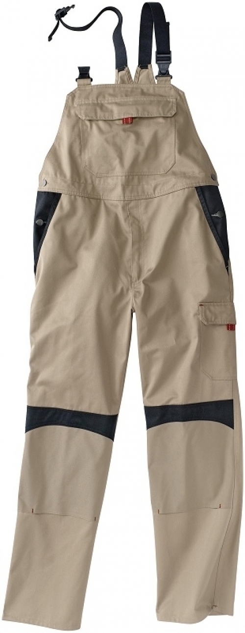 Gr.110 KÜBLER Inno Plus Latzhose Arbeitslatzhose Berufslatzhose Workerhose Arbeitshose Berufshose Blaumann sandbraun schwarz ca 300g