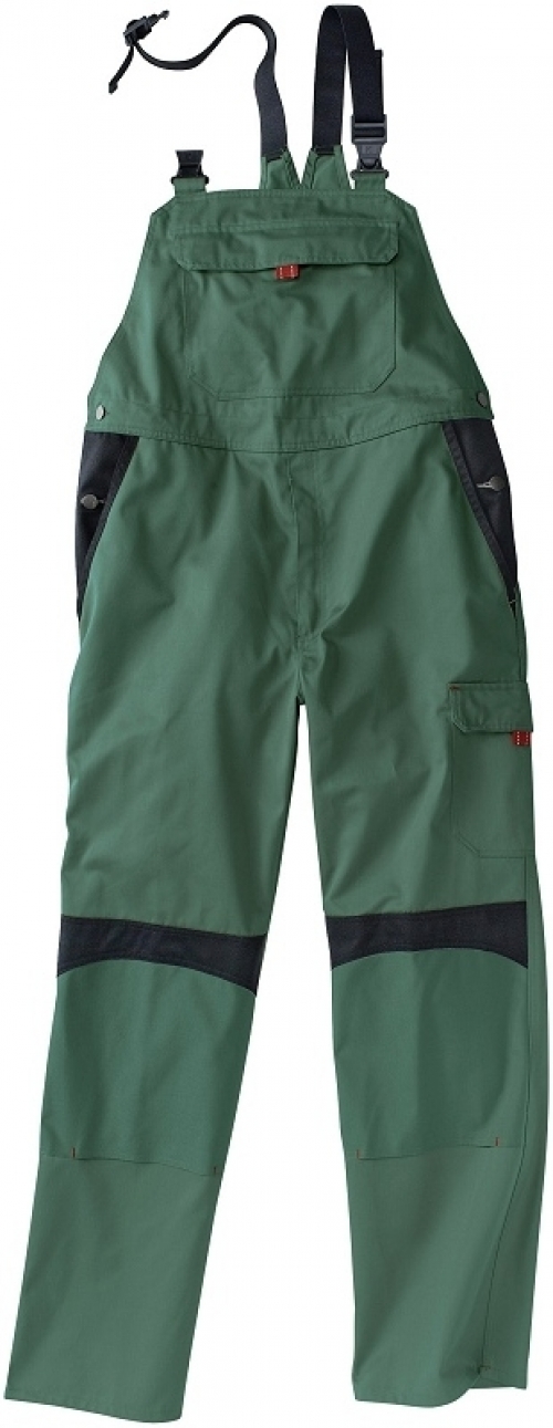 Gr.102 KÜBLER Inno Plus Latzhose Arbeitslatzhose Berufslatzhose Workerhose Arbeitshose Berufshose Blaumann moosgrün schwarz ca 300g