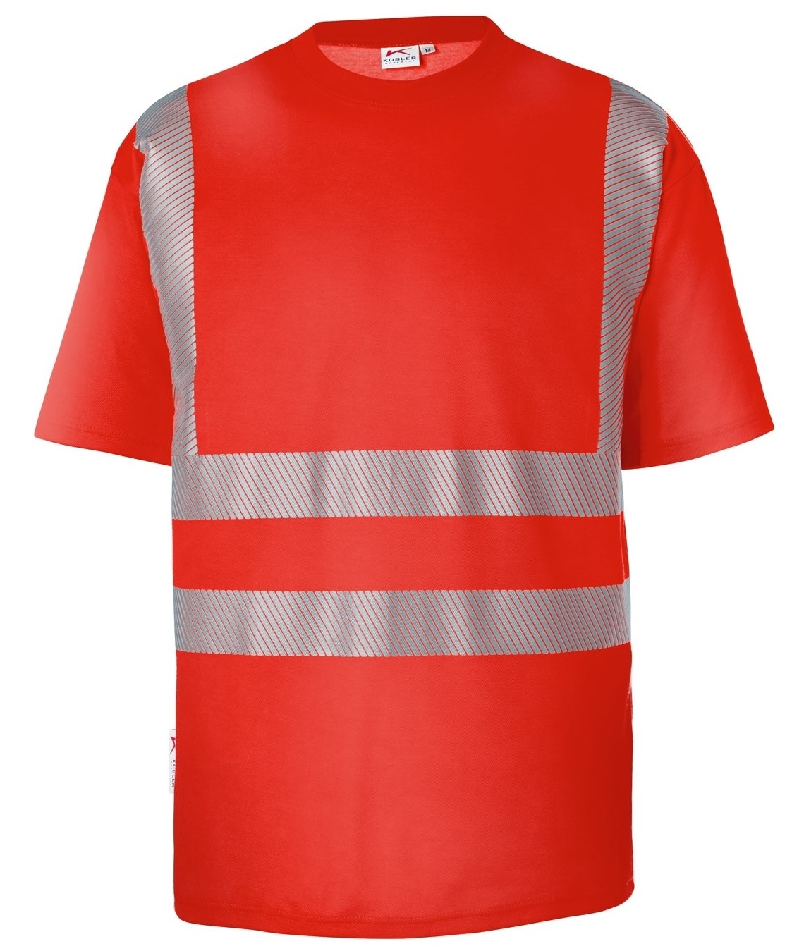 KÜBLER-Warnschutz, Warn-T-Shirt, REFLECTIQ, PSA 2, ca.180g/m², warnrot
